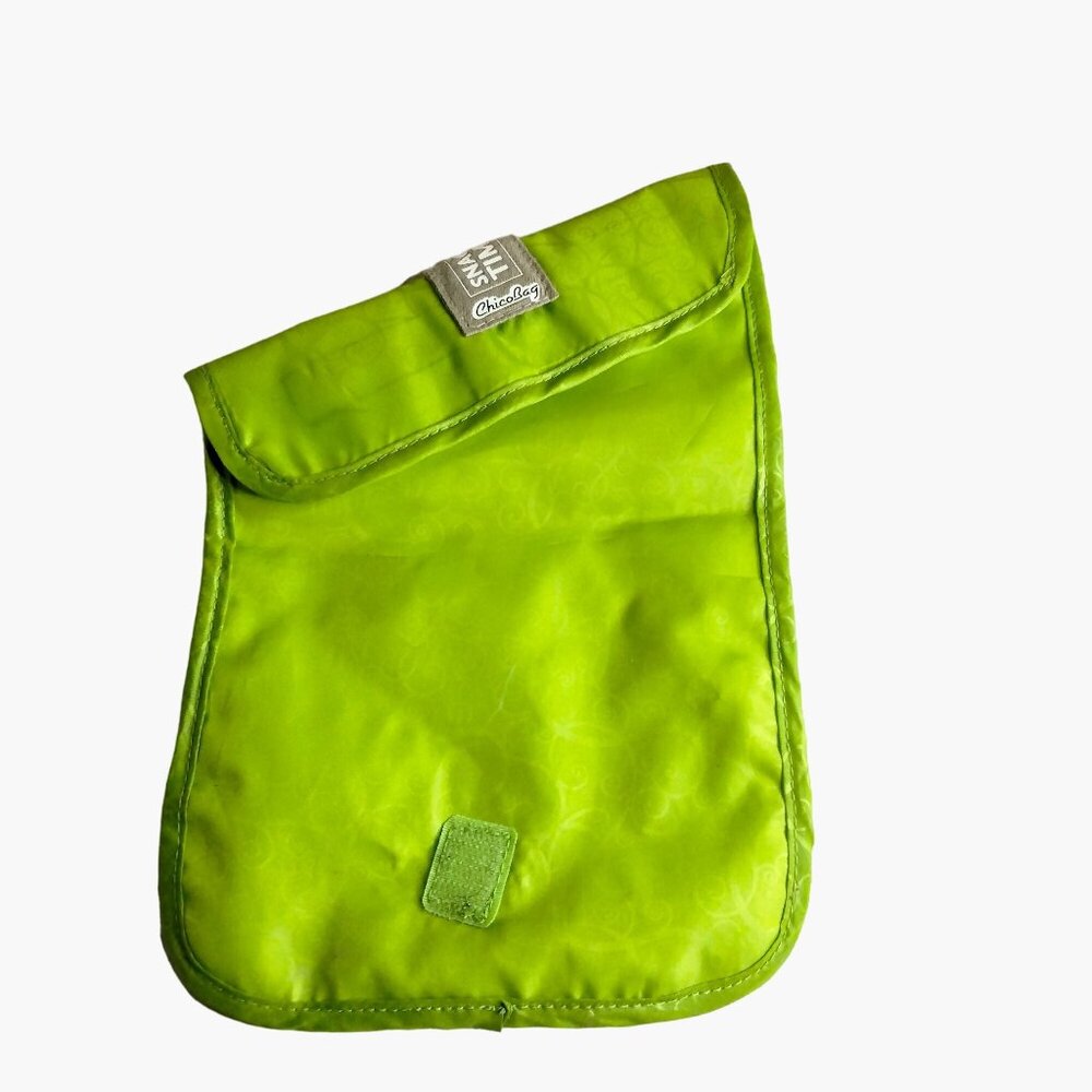 ChicoBag Reusable Snack Time Pouch Green 10 inch